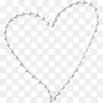 白色珍珠项链爱心-空若网 白色珍珠项链爱心-空若网