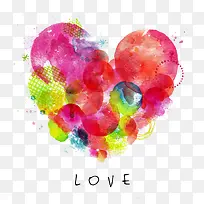 水彩画爱心-空若网 水彩画爱心-空若网
