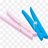 矢量彩色夹子-空若网 矢量彩色夹子-空若网