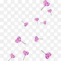 创意飘落爱心-空若网 创意飘落爱心-空若网