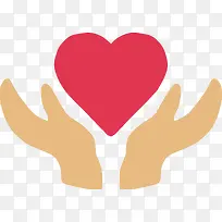 扁平化爱心-空若网 扁平化爱心-空若网