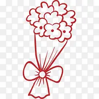 手绘情人节元素-空若网 手绘情人节元素-空若网