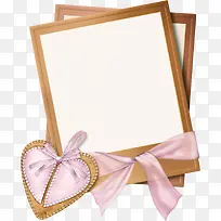 可爱蝴蝶结相框原木-空若网 可爱蝴蝶结相框原木-空若网