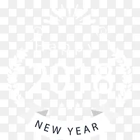 矢量2018新年快乐标签-空若网 矢量2018新年快乐标签-空若网