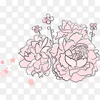 手绘牡丹-空若网 手绘牡丹-空若网