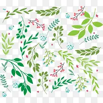 多彩树叶花纹-空若网 多彩树叶花纹-空若网