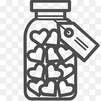 手绘礼物瓶-空若网 手绘礼物瓶-空若网