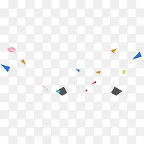 漂浮的几何元素-空若网 漂浮的几何元素-空若网