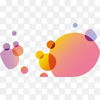 手绘多彩圆圈圆点-空若网 手绘多彩圆圈圆点-空若网