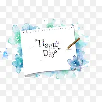 漂浮生日日记本素材-空若网 漂浮生日日记本素材-空若网