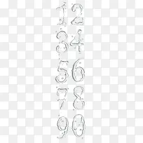 创意水元素数字-空若网 创意水元素数字-空若网