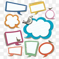 矢量扁平化标签纸-空若网 矢量扁平化标签纸-空若网