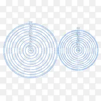 蓝色几何化学科技元素-空若网 蓝色几何化学科技元素-空若网