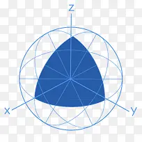 蓝色几何化学科技元素-空若网 蓝色几何化学科技元素-空若网