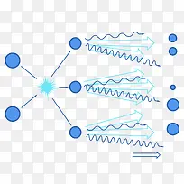 蓝色几何化学科技元素-空若网 蓝色几何化学科技元素-空若网