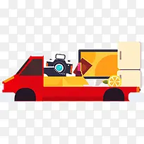 装满百货的卡车-空若网 装满百货的卡车-空若网