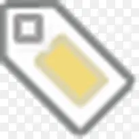 黄色小标签图标-空若网 黄色小标签图标-空若网