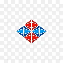 彩色三角棱形-空若网 彩色三角棱形-空若网