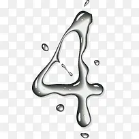 水滴数字-空若网 水滴数字-空若网