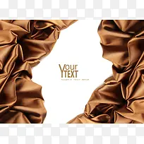 巧克力色绸布背景素材-空若网 巧克力色绸布背景素材-空若网