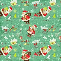 卡通圣诞老人背景-空若网 卡通圣诞老人背景-空若网