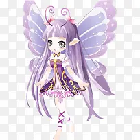 紫色翅膀小仙子-空若网 紫色翅膀小仙子-空若网
