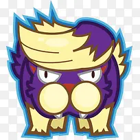 紫色手绘精灵创意-空若网 紫色手绘精灵创意-空若网