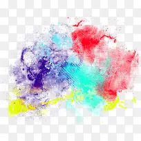 彩色渲染墨迹茶叶-空若网 彩色渲染墨迹茶叶-空若网