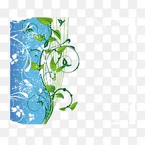 藤蔓植物花纹矢量素材-空若网 藤蔓植物花纹矢量素材-空若网