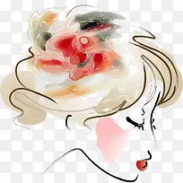 水彩画头像-空若网 水彩画头像-空若网