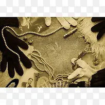 手套背景-空若网 手套背景-空若网