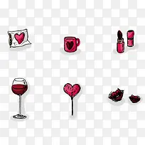 矢量红酒糖果-空若网 矢量红酒糖果-空若网