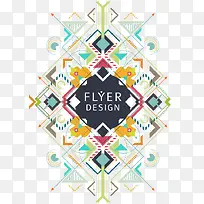 扁平化几何体元素装饰-空若网 扁平化几何体元素装饰-空若网