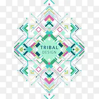 扁平化几何体元素装饰-空若网 扁平化几何体元素装饰-空若网