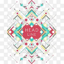 扁平化几何体元素装饰-空若网 扁平化几何体元素装饰-空若网