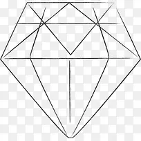 简易手绘钻石图-空若网 简易手绘钻石图-空若网