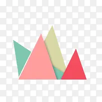 彩色几何三角形-空若网 彩色几何三角形-空若网