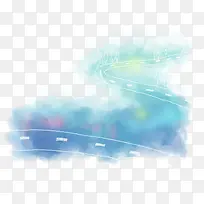 泼墨彩色背景-空若网 泼墨彩色背景-空若网