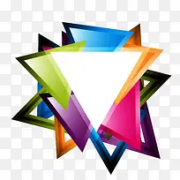 炫彩三角元素-空若网 炫彩三角元素-空若网