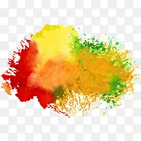 多彩墨迹元素-空若网 多彩墨迹元素-空若网