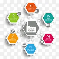 几何形状PPT流程图矢量-空若网 几何形状PPT流程图矢量-空若网