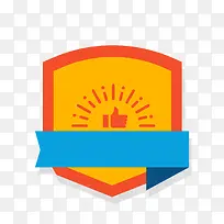 橙色活动点赞标签-空若网 橙色活动点赞标签-空若网