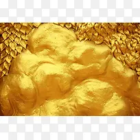 金属叶子泡泡背景-空若网 金属叶子泡泡背景-空若网