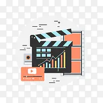 卡通扁平化风格免抠素材-空若网 卡通扁平化风格免抠素材-空若网