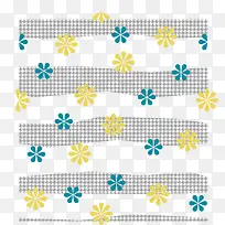 矢量花纹布条背景素材-空若网 矢量花纹布条背景素材-空若网