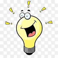 黄色灯泡卡通人物-空若网 黄色灯泡卡通人物-空若网