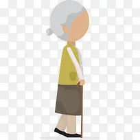 扁平化老年生活场景矢量-空若网 扁平化老年生活场景矢量-空若网