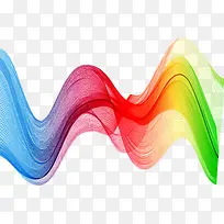 彩色渐变线条-空若网 彩色渐变线条-空若网