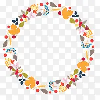 花环边框免费下载-空若网 花环边框免费下载-空若网