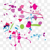 抽象多彩涂鸦-空若网 抽象多彩涂鸦-空若网